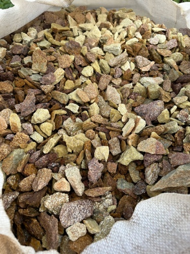 Златолит персиковый декоративная каменная крошка купить в Талице