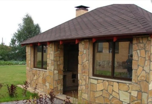 Плитняк златолит жёлтый для фасада 1,5-3 см купить в Талице