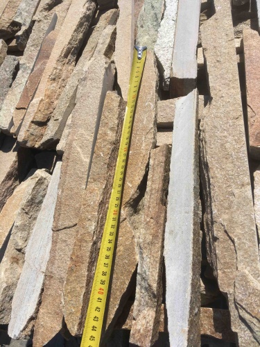 Горбушка златолит золотистый для облицовки купить в Талице