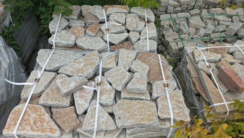 Гранитный плитняк галтованный для парковки купить в Талице