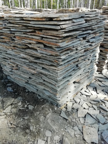 Плитняк златолит Уральский для цоколя, отмостки купить в Талице